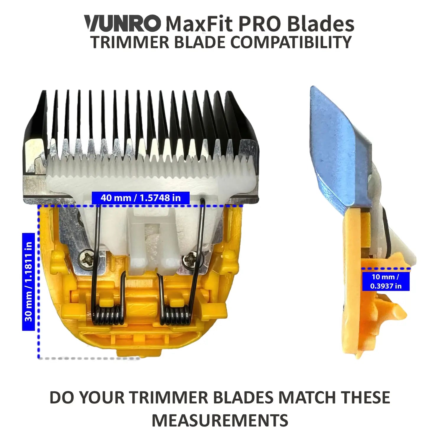 3F MaxFit PRO Dog Trimmer Blade (12.5 mm) by VUNRO