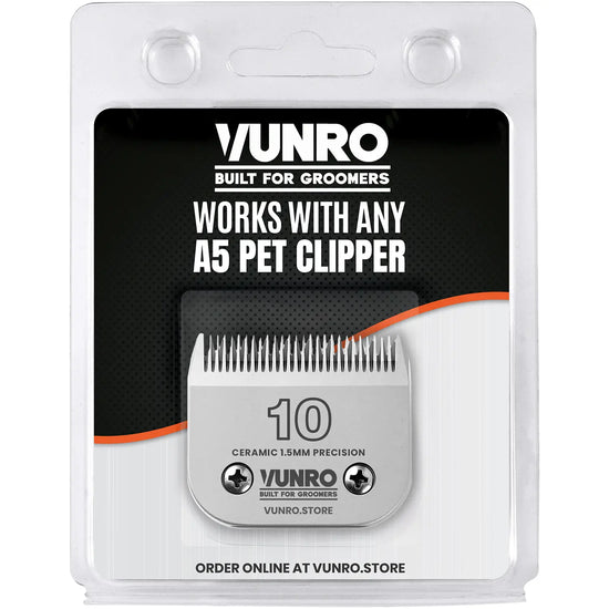 Full Set of Ceramic Clipper Blades with IvoryEdge Cutters by VUNRO